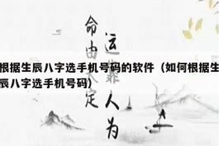 生辰八字与电话号码配对选择手机号码的具体原则