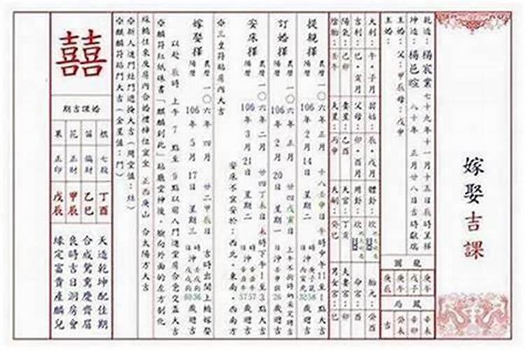 嫁娶择日必背口诀,结婚择日