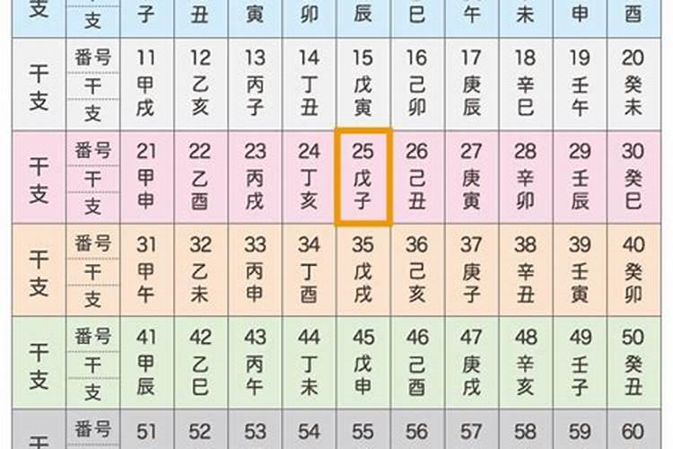 一生中的运程