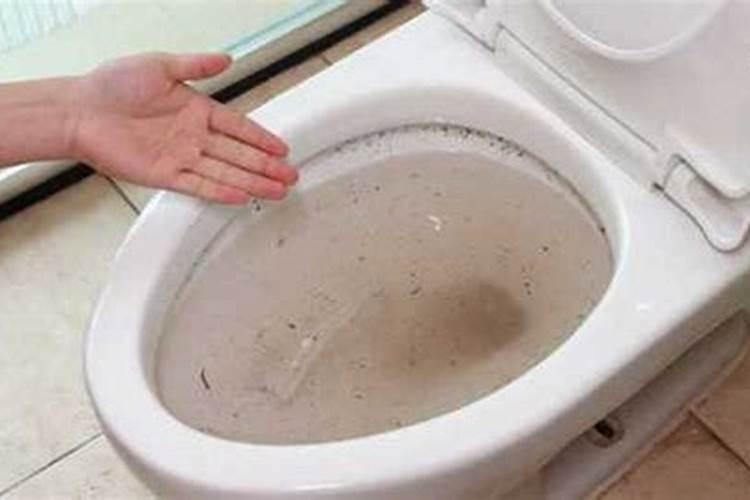 梦见马桶堵了后来用水冲通了