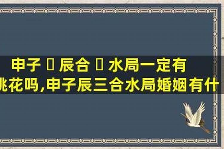 子辰半合水局会发生什么