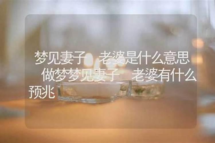 梦见老婆跑了她说她要回来的预兆