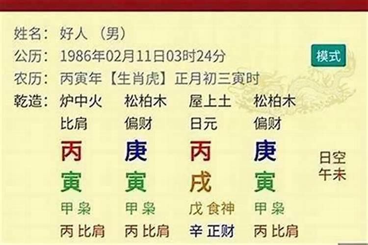...今天出生的是属虎还是属兔八字,此人一生命运如何!请