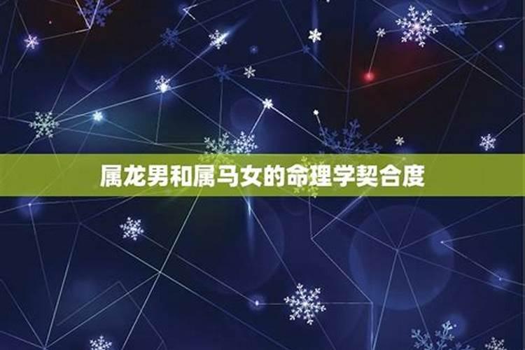 属马女与属龙男的婚配怎么样 龙男马女谁压谁