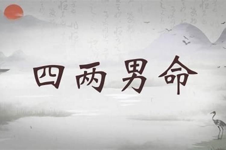 四两男命详细解释