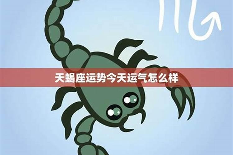 天蝎座今明后三天的运势