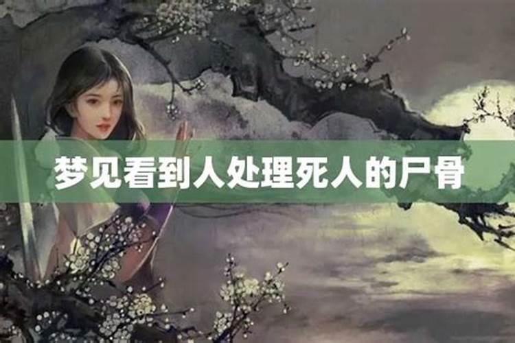 梦见看见死人尸体