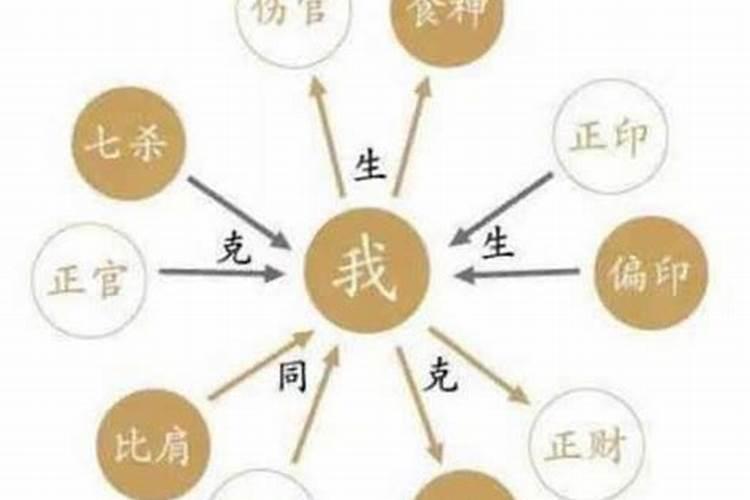 八字婚配中的十神是怎么看的？