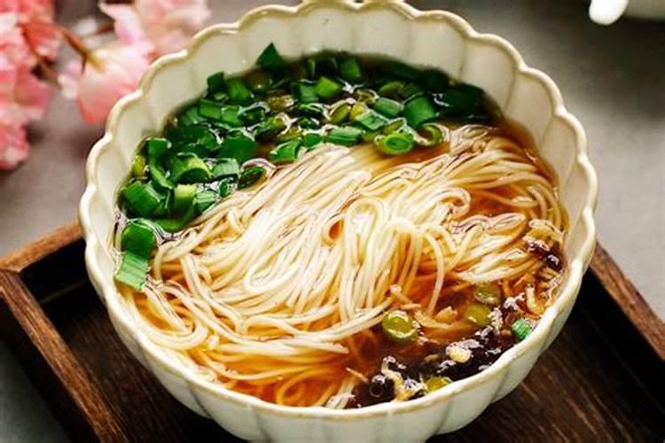 七月半可以吃面条吗