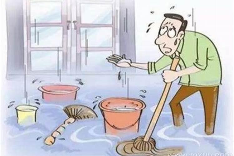 梦见楼上卫生间漏水的预兆