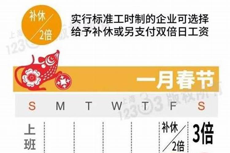 2024年春节加班3倍工资是哪几天 2024春节三薪工资计算方式