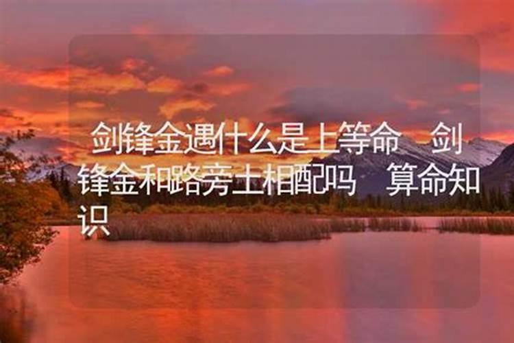 八字命理合婚 剑锋金命男和路旁土命女