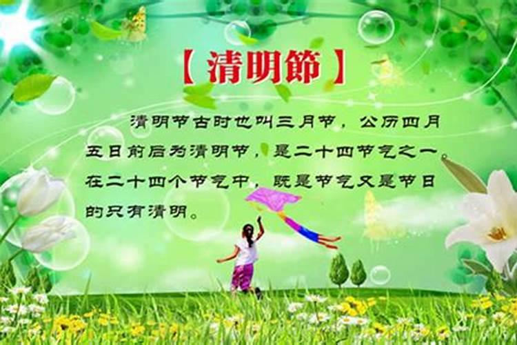清明节有什么风俗