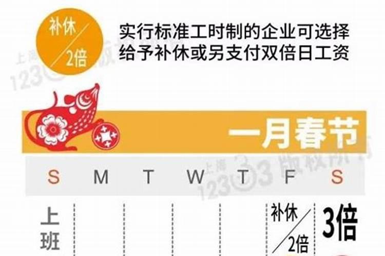 春节加班工资是哪几天