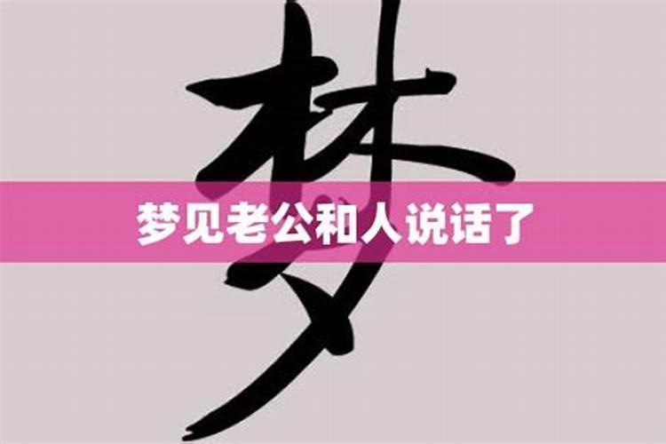 梦见老公和我说话是什么意思？