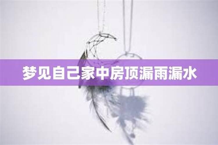 女人梦见家里屋顶漏水