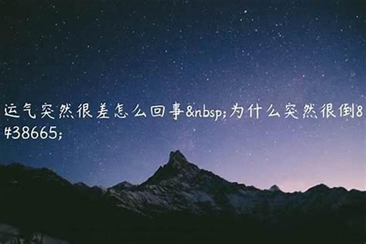 属鸡的为啥今年运气不好