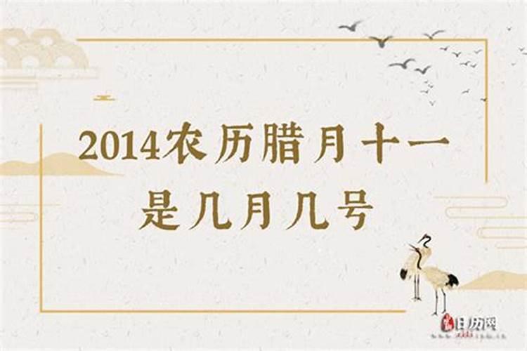 腊月十一是多少号