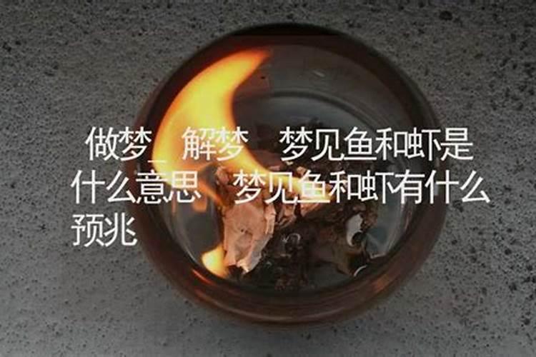 女人梦见鱼虾是什么预兆
