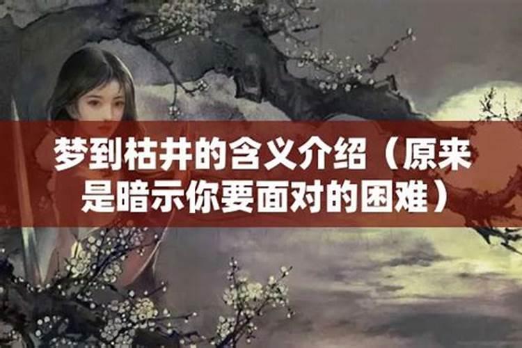 梦见一口枯井代表着什么