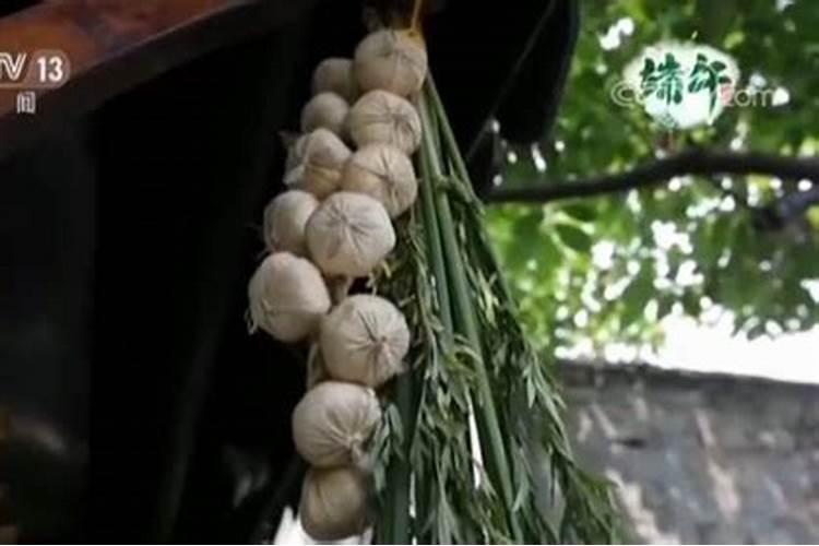 端午吃煮熟的大蒜