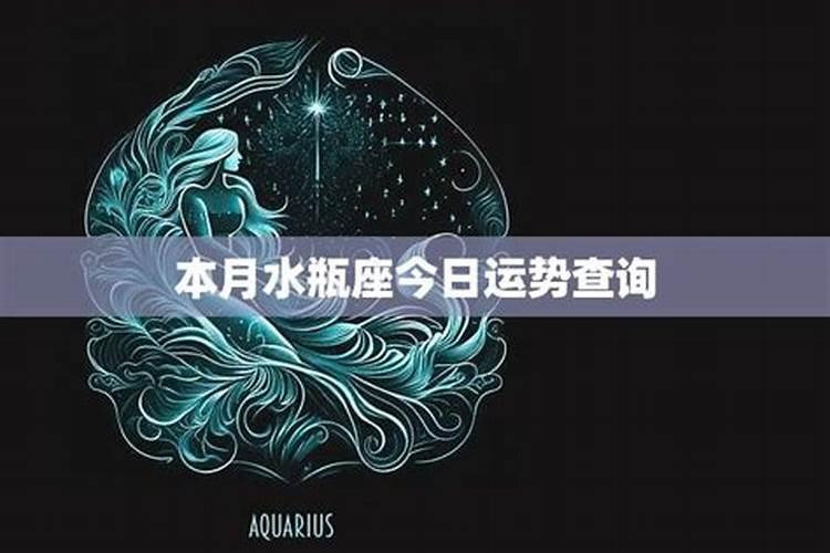 水瓶座今日运势查询