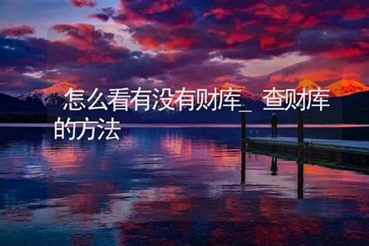 怎样查自己的财库