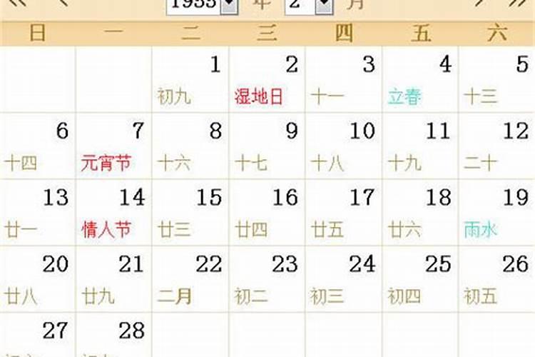1955农历12月23出生的命运线