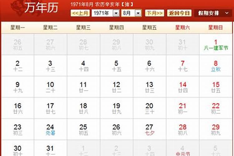 1971年农历正月初二生,属相是什么？