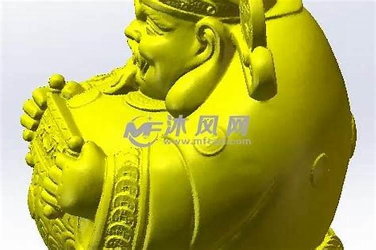 财神爷的右侧边可以装镜子吗？