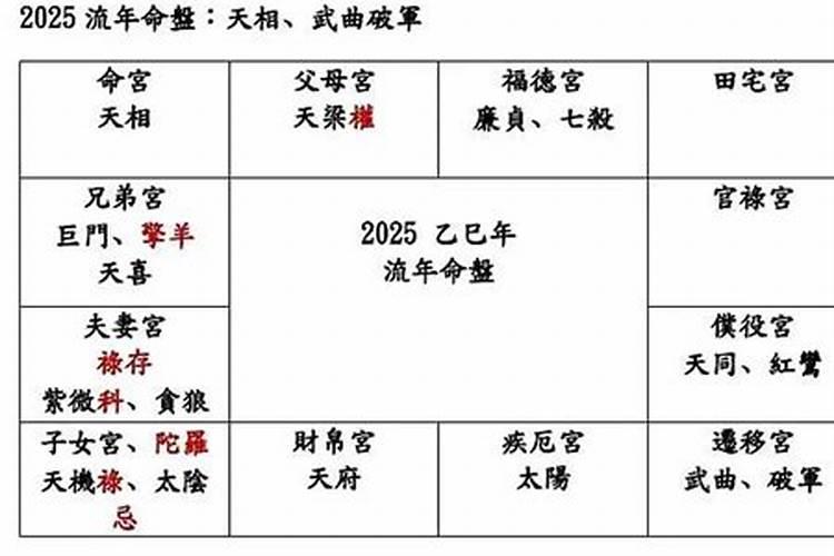 命宫——天相入