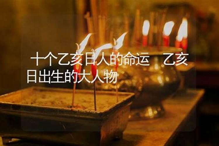 乙亥年生山头火命