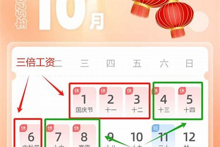 2025年三倍工资是哪些天的