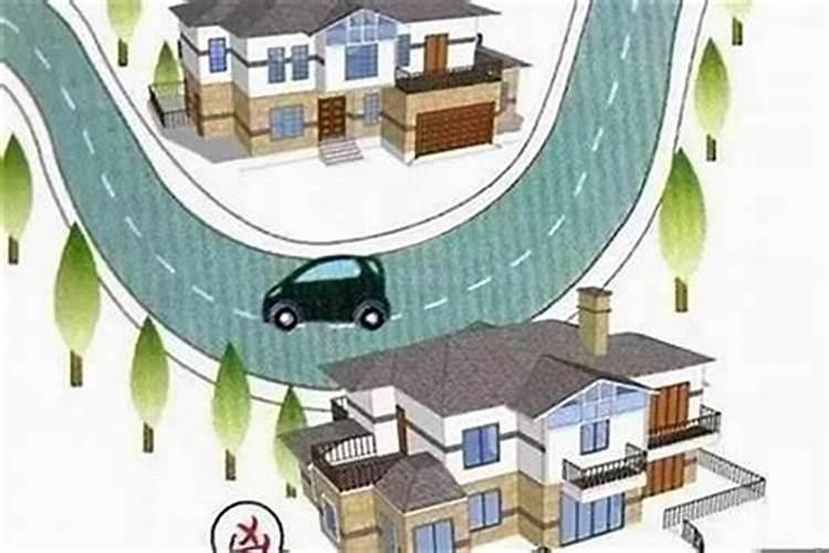 房屋背后在两栋楼之间有一条大大缝算是天斩煞吗？