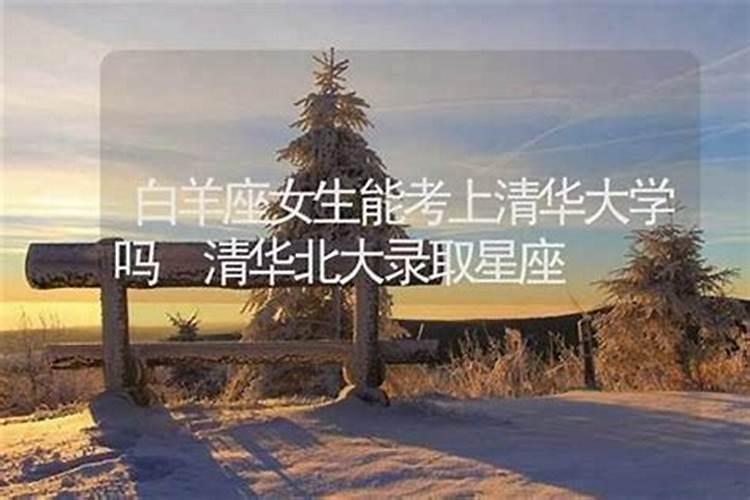 白羊座能考上什么大学