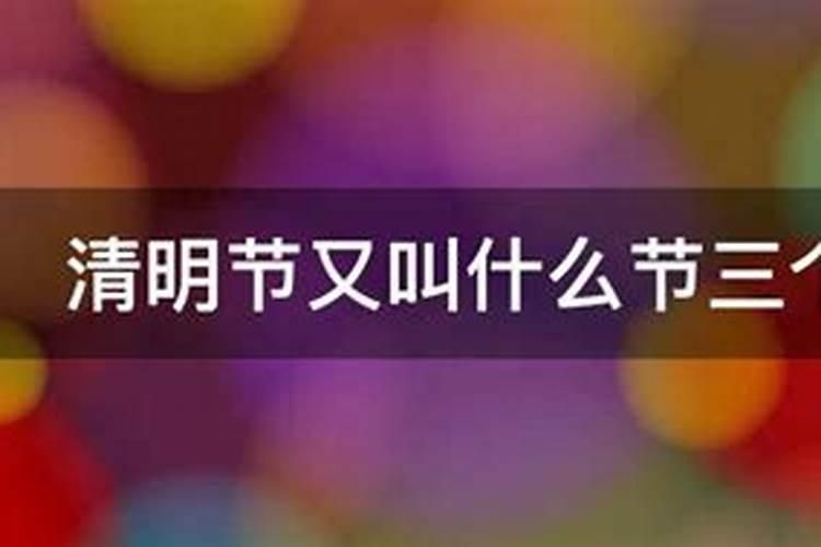 清明节又称什么