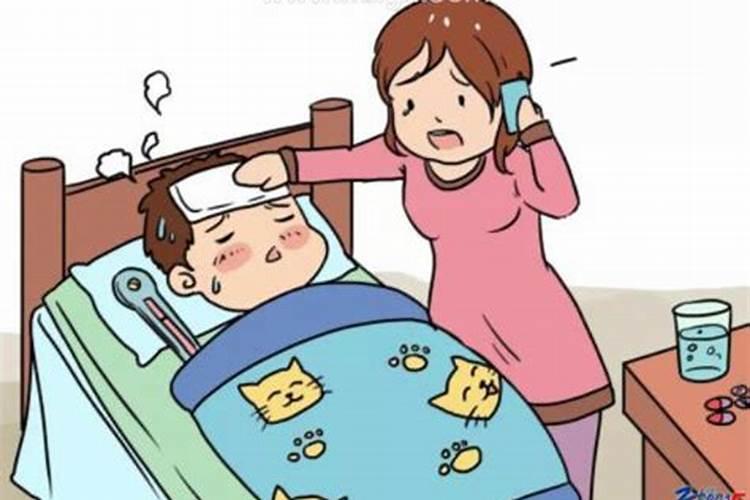 梦见发大水自己姑娘还生病了抱着可那跑？