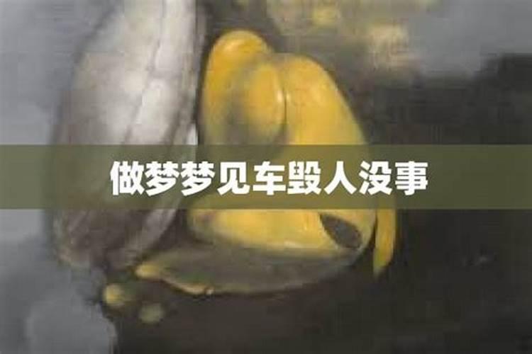 梦见出车祸了人没事,车受损了