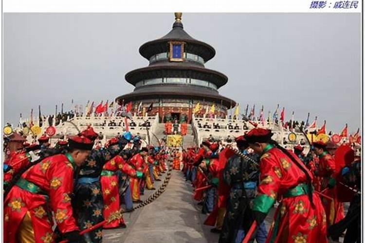 北京天坛举行祭天礼仪的地方