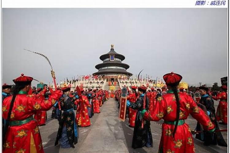 请问北京天坛皇帝祭天的具体流程是怎么样的!