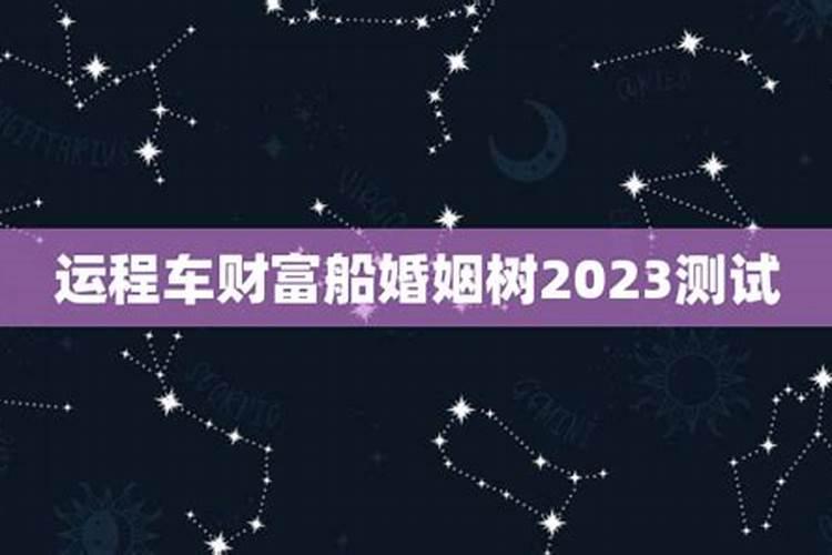 财富船婚姻树运程车准吗,婚姻树免费测试2022
