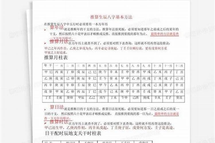 生辰八字出生时间忘了,怎么根据出生时间算生辰八字