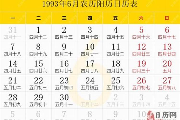 1993年农历4月1日出生,阳历是多少,星座是啥？ 可以把运程这些详细讲讲么...