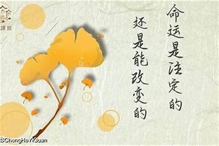 佛教认为人的命运都是已经注定的还是靠人来改变的？