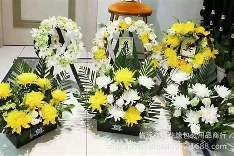 清明节花篮是插一面花还是两面