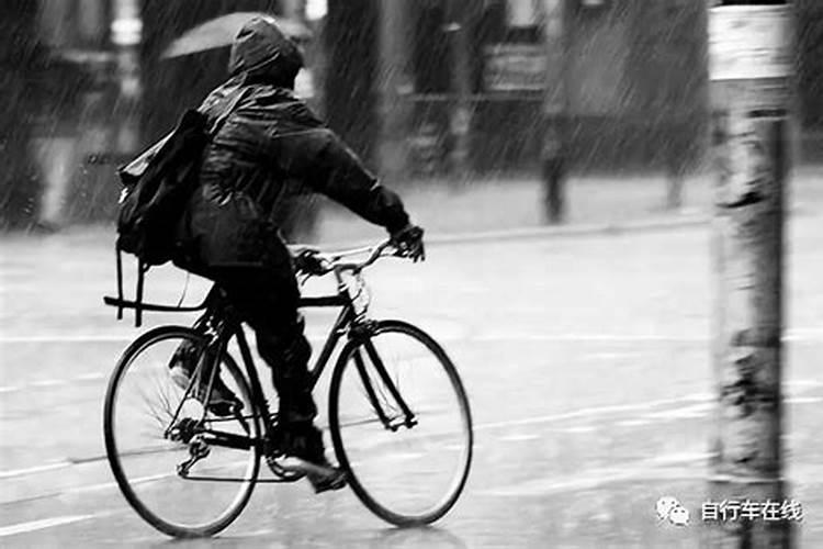 梦见下雨天骑车的预兆