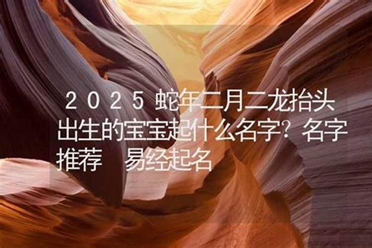 2025蛇年龙抬头出生的宝宝名字 霸气的名字精选