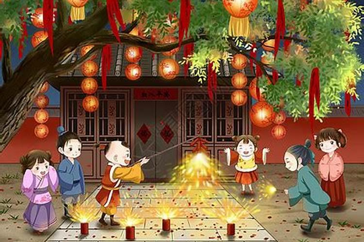 家乡的风俗春节放鞭炮