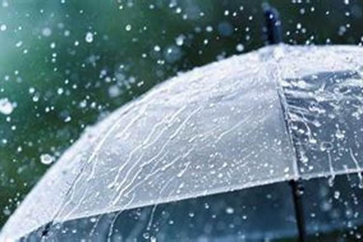 梦见回家路上下雨的预兆