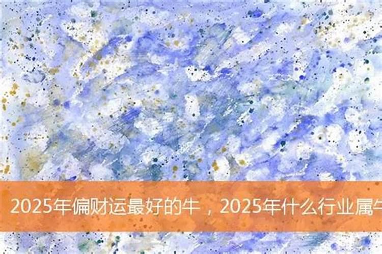 2025年属牛人一整年运势